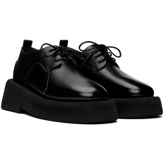 Marsell Shoes - Marsell Gomme Gommellone Derby 36 6 Womens Black New
